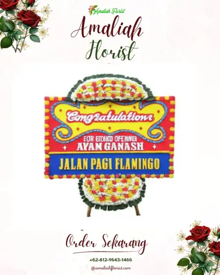 Sewa Papan Bunga Lokasi Pernikahan Bojonggede